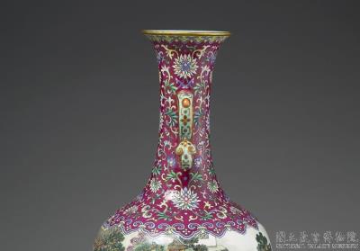 图片[2]-Vase with design of children at play motif in fen-ts’ai enamels, Ch’ien-lung reign (1736-1795), Ch’ing dynasty-China Archive